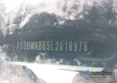 2020 Subaru Legacy z USA, uszkodzony, nr VIN 4S3BWAB65L3018978